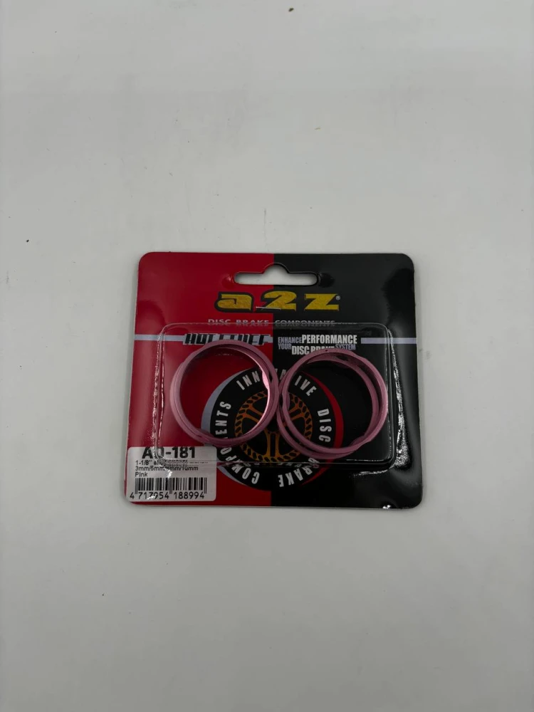 Проставочное кольцо 1-1/8" A2Z, 3/5/8/10 мм. Цвет: розовый. В комплекте 4 штуки.