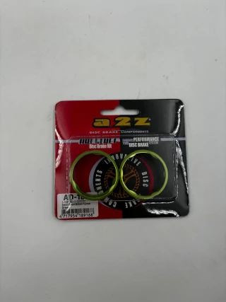 Проставочное кольцо 1-1/8" A2Z, 3/5/8/10 мм. Цвет: зелёный. В комплекте 4 штуки.