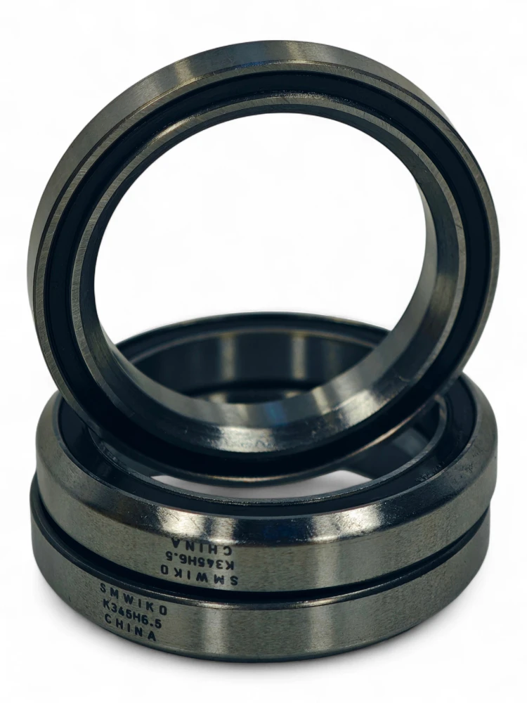 SMWK345H6.5, Подшипник рулевой колонки SMWIKO, тип K345H6.5, 1-1/8”, 30.15×41.0×6.5, 45°х45°