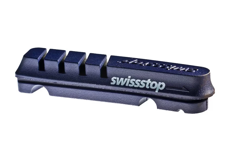 Низкопрофильные вкладыши Swissstop для ободных колодок FLASH EVO (BXP) для SRAM, Shimano Road, CAMPA