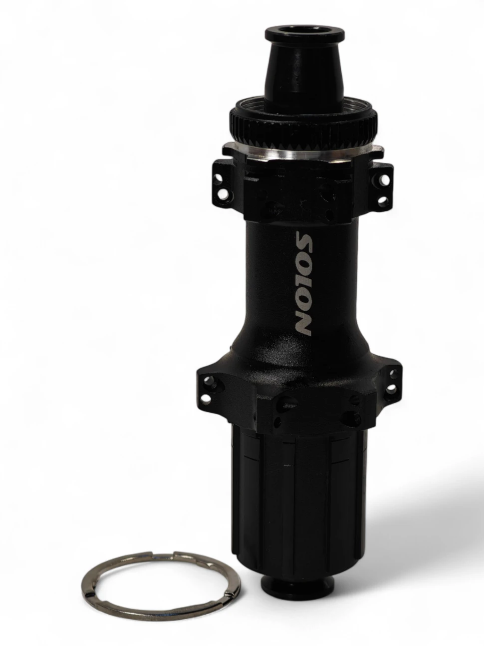 SP, 14G*24H, 12*142 мм, CenterLock, задняя втулка Solon, 4 пром. подшипника, черная, HG
