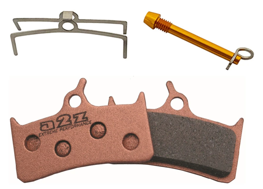 Металлические колодки A2Z для Shimano XT BR-M755, Hope E4 M4, Grimeca system8, SRAM Mech. 9.0