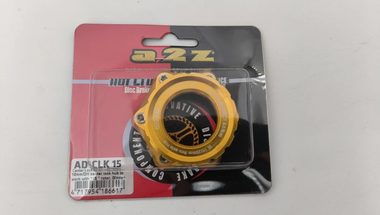 Адаптер A2Z для ротора на 6 болтов с C.Lock под втулки с осями 15/20 мм, внешние шлицы), золотой