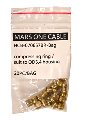 Оливка 5.4 мм. MarsOne, латунь, 20 штук.