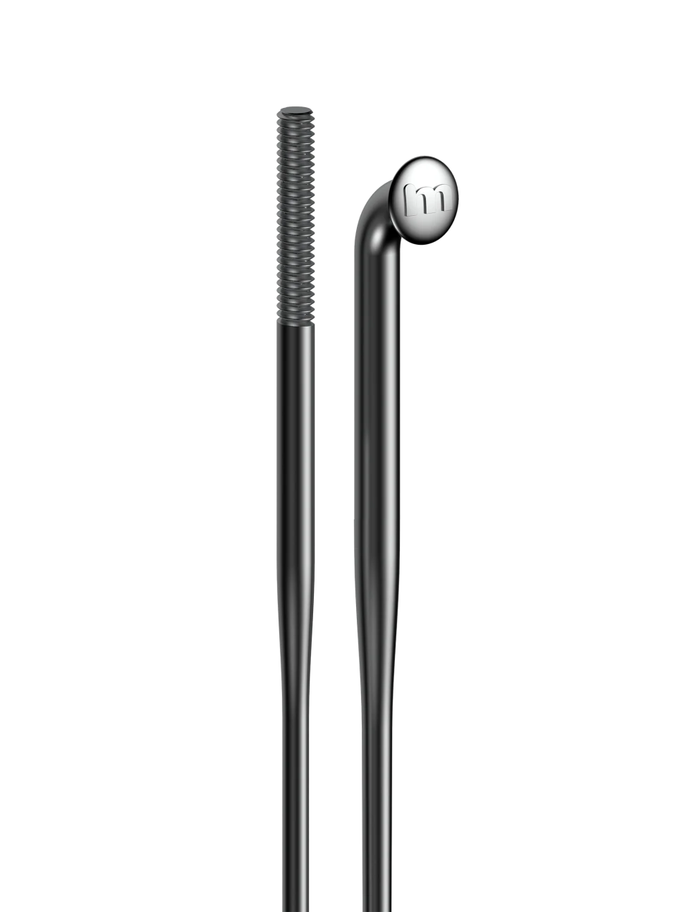 Спица из нерж. стали, J-Bend DB474, 296 мм, чёрная, 2мм. 2.0-1.5-2.0