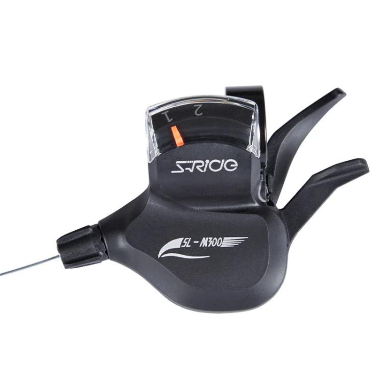 Манетка SL-M300 S-Ride, тип Trigger Shifter, 2 скорости, левая, совместима с Shimano.