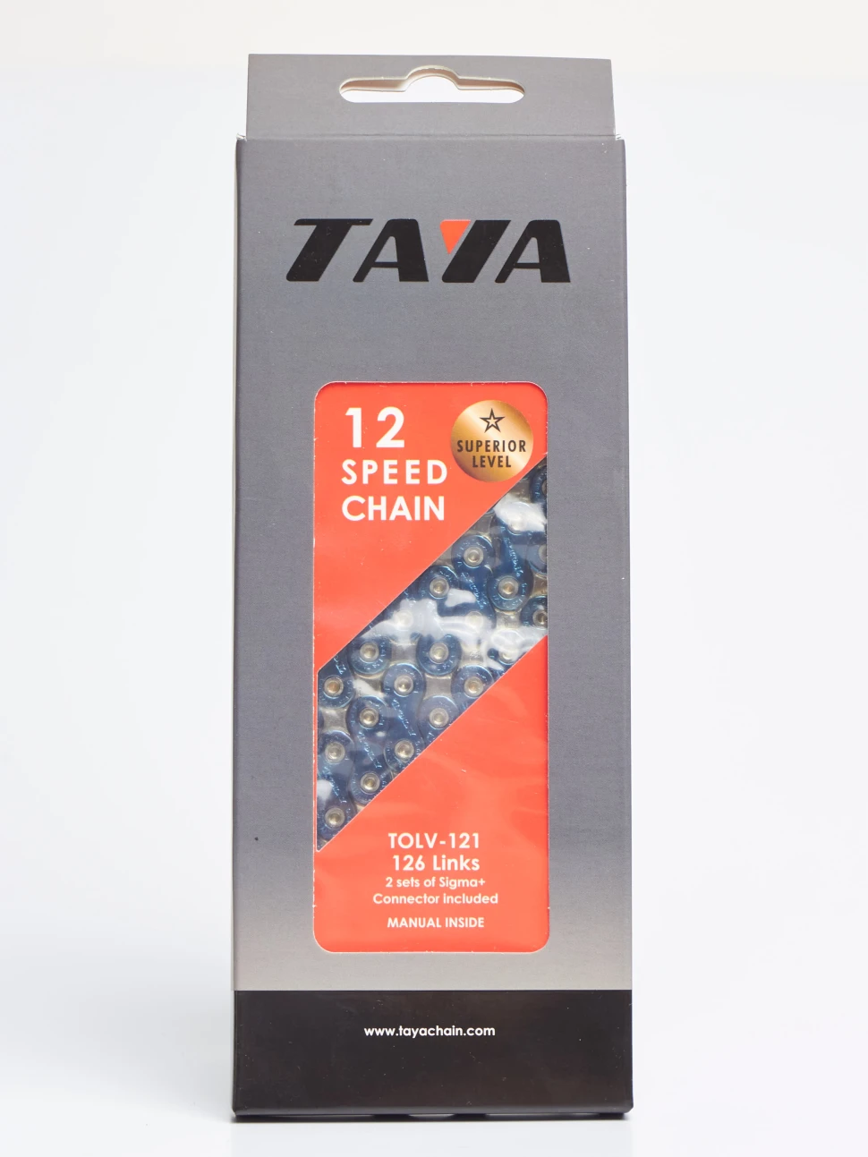 TOLV-121 Galaxy,12 скоростная цепь  для велосипеда TAYA. Цвет: гэлакси. В комплект входит 2 замка.