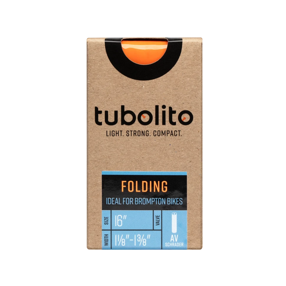 Tubo-Folding-Bike-AV-16, легкая камера TUBOLITO для складного велосипеда, автониппель