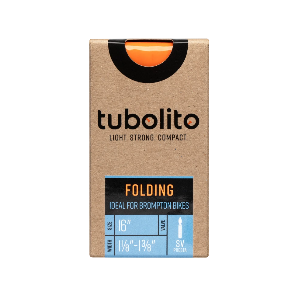 Tubo-Folding-Bike-SV-16, легкая камера TUBOLITO для складного велосипеда, велониппель