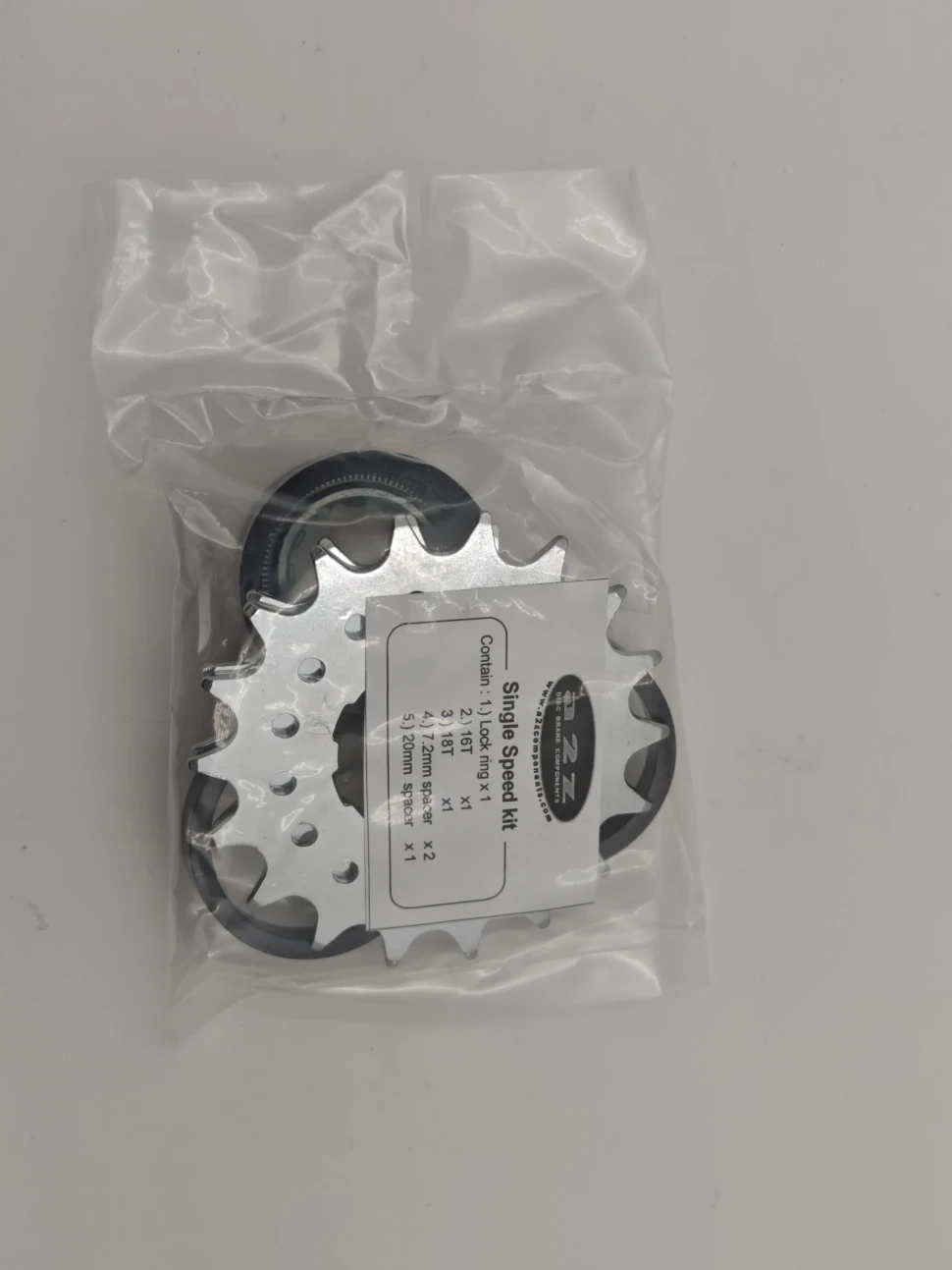 Набор A2Z для конвертации касетной втулки под Single Speed (звезды 16/18Т и проставочные кольца)