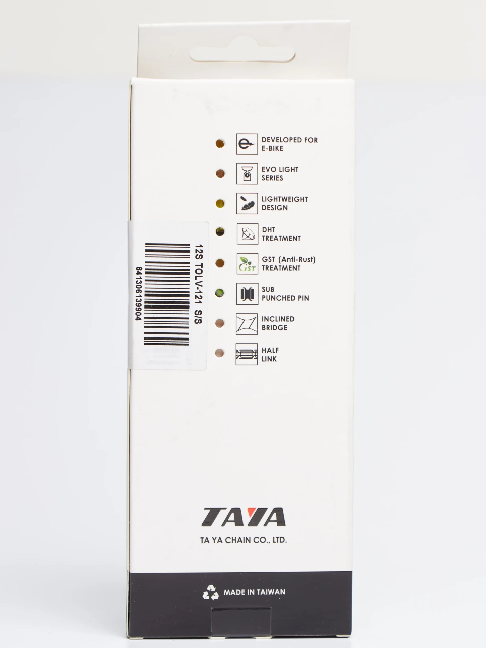 TOLV-121 Silver/Silver,12 скоростная цепь для велосипеда TAYA. Цвет: серебристый. В комплект входит