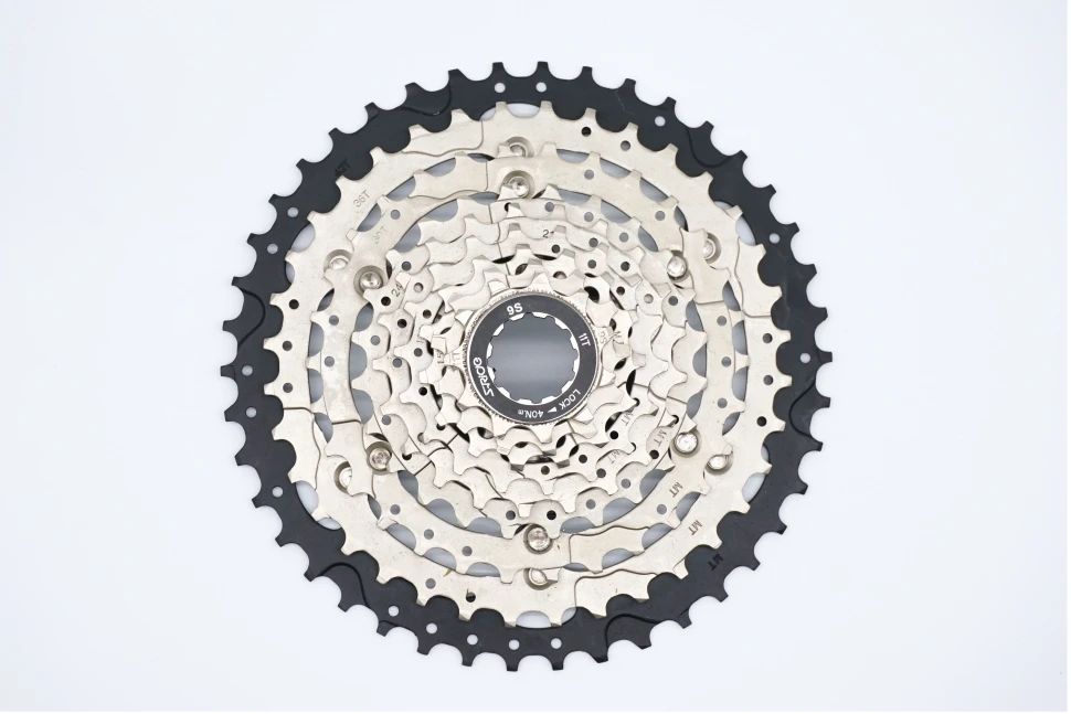 Кассета S-Ride CS-M300, 11-42T, 9 скоростей клепанная.