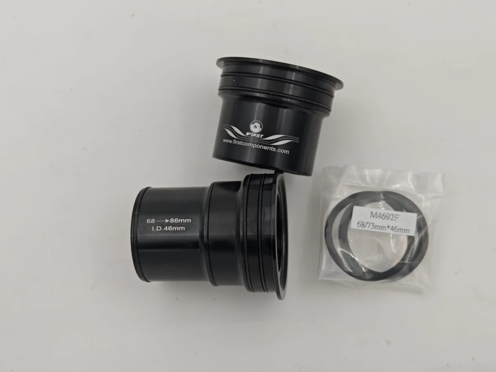 Каретка пресс-фит Fisrt Components, для кареточного узла диаметра 46мм, шириной 68-73мм, ось 30мм