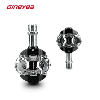 Чёрные контактные педали Gineyea P301