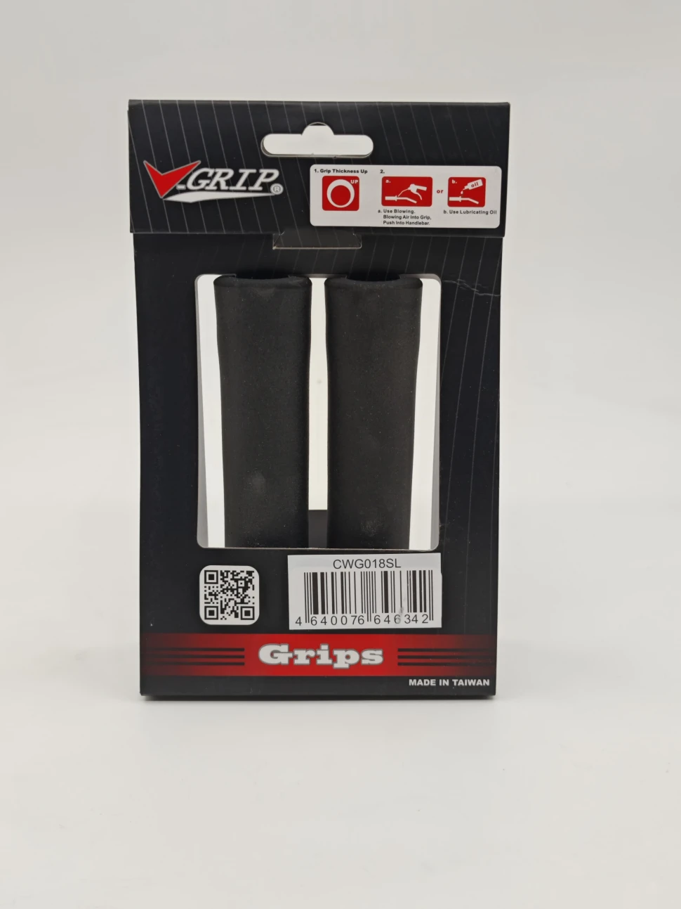 Силиконовые чёрные грипсы для руля V-Grip.