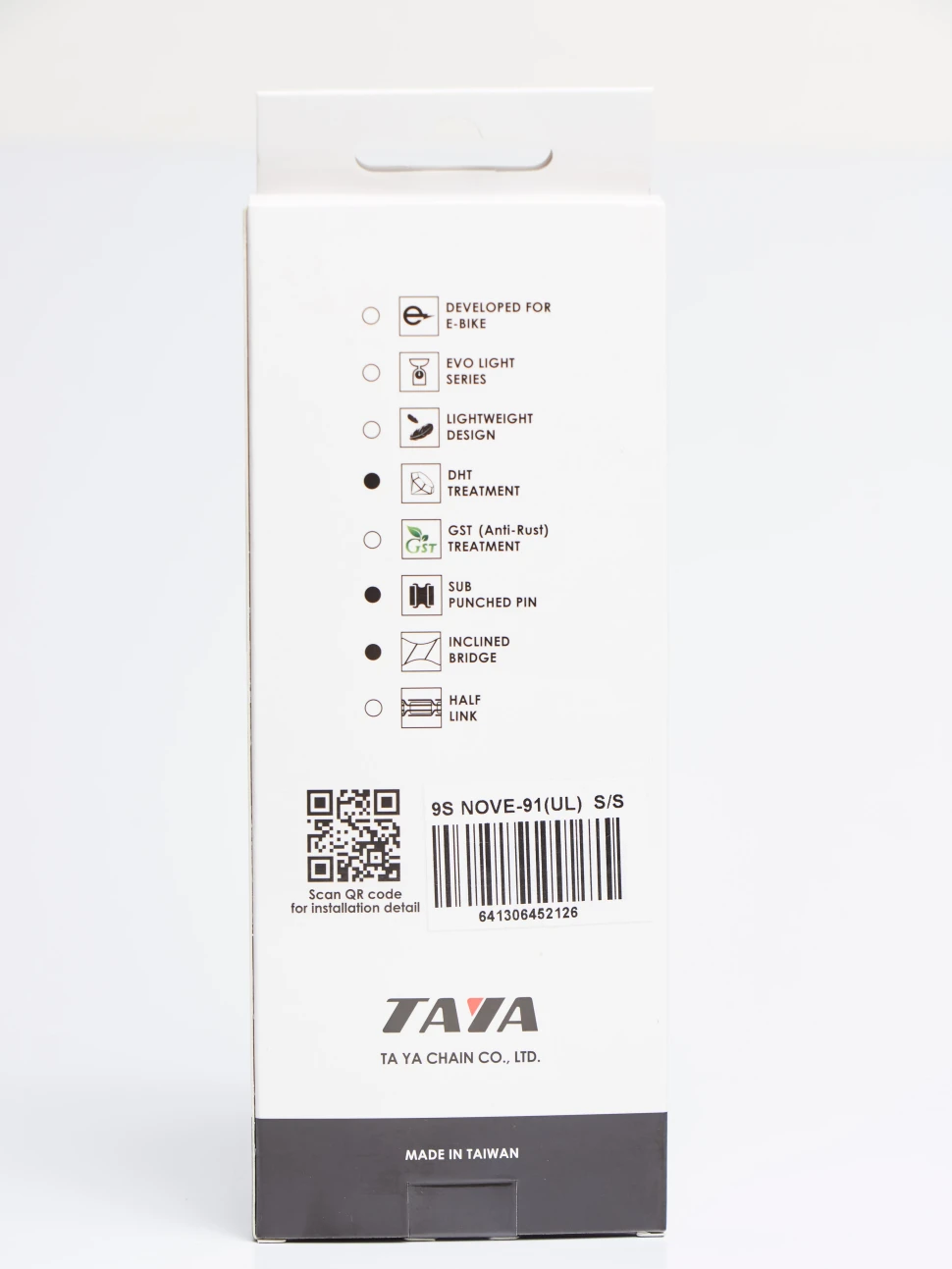 NOVE-91 (UL) Silver/Silver,9 скоростная ультралегкая цепь для велосипеда TAYA. Цвет: серебристый. В