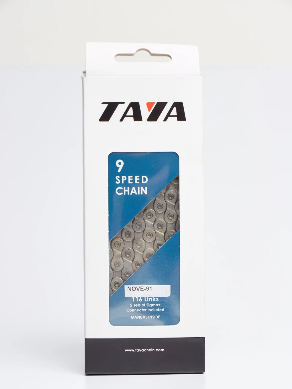 9 скоростная цепь TAYA. Цвет: титановый. Технология GST.