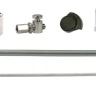Набор Elvedes для роллерных тормозов SHIMANO BR-IM85/81/55/45: трос, оплетка, 1000/1250мм, серебрист — фото 1