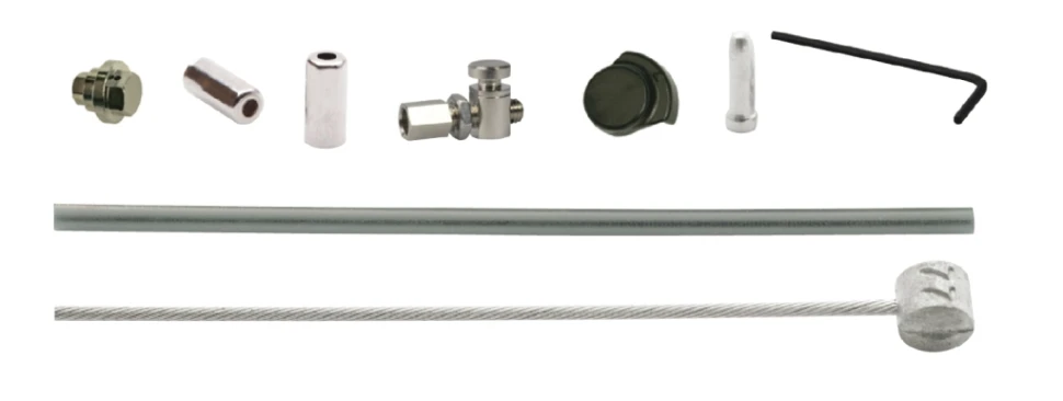 Набор Elvedes для роллерных тормозов SHIMANO BR-IM85/81/55/45: трос, оплетка, 1000/1250мм, серебрист