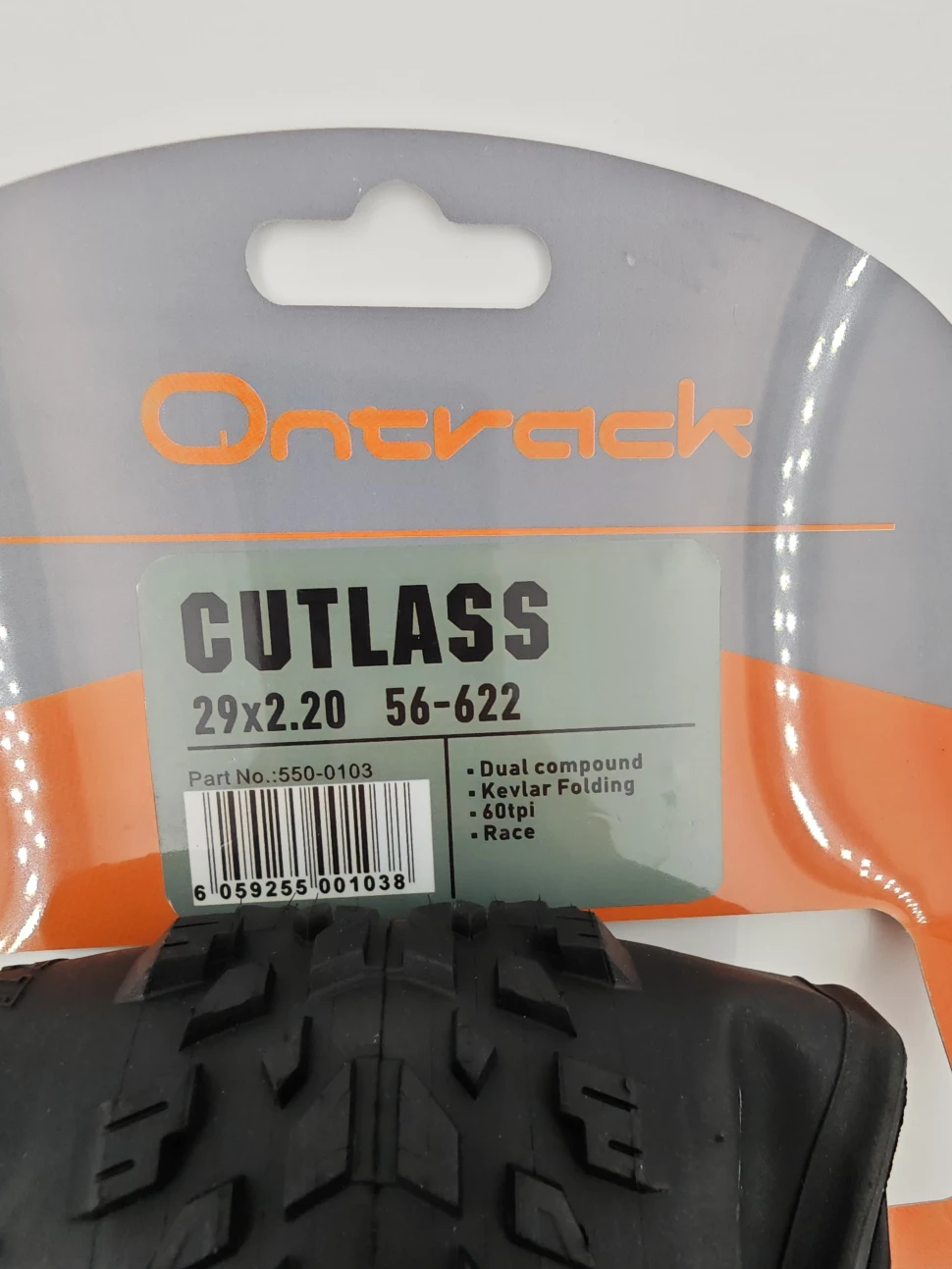 29X2.2 Покрышка для МТБ велосипеда ONTRACK, серия CUTLASS,  полностью черные.