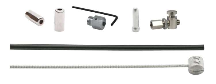 Набор Elvedes для роллерных тормозов SHIMANO BR-IM41/50/53: трос, оплетка, 1000/1250 мм, черный