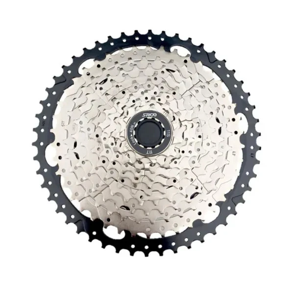 Кассета S-Ride CS-M500, 11-50T, 11 скоростей, цвет серебристый / черный, на алюминиевом пауке.