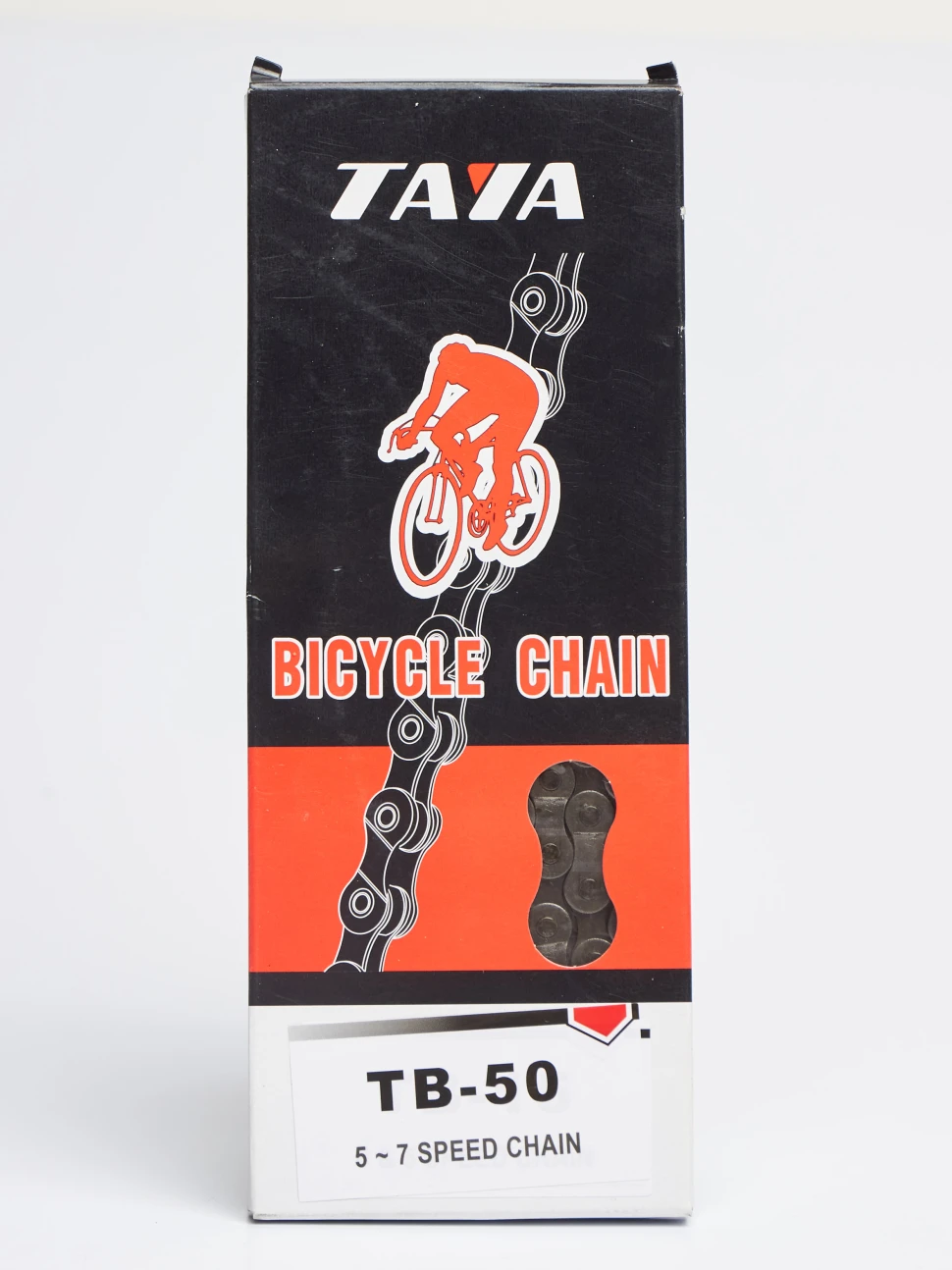 TB-50 Black/Black,5-7 (6-7) скоростная цепь для велосипеда TAYA. Цвет: черный. В комплект входит зам