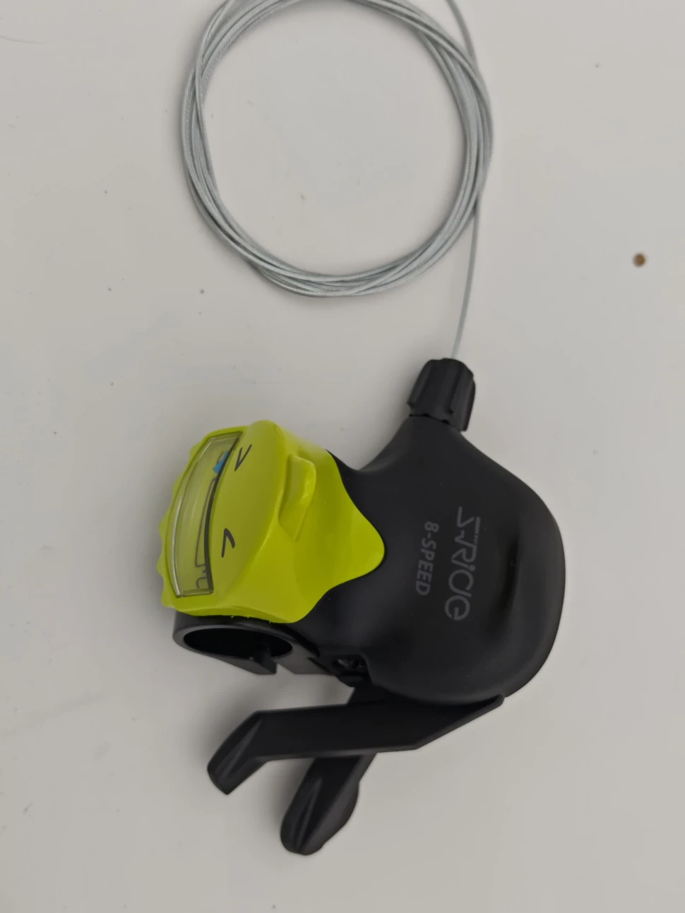 Манетка для детей S-Ride SL-K200 тип Trigger Shifter,8ск, зелёная, правая сторона