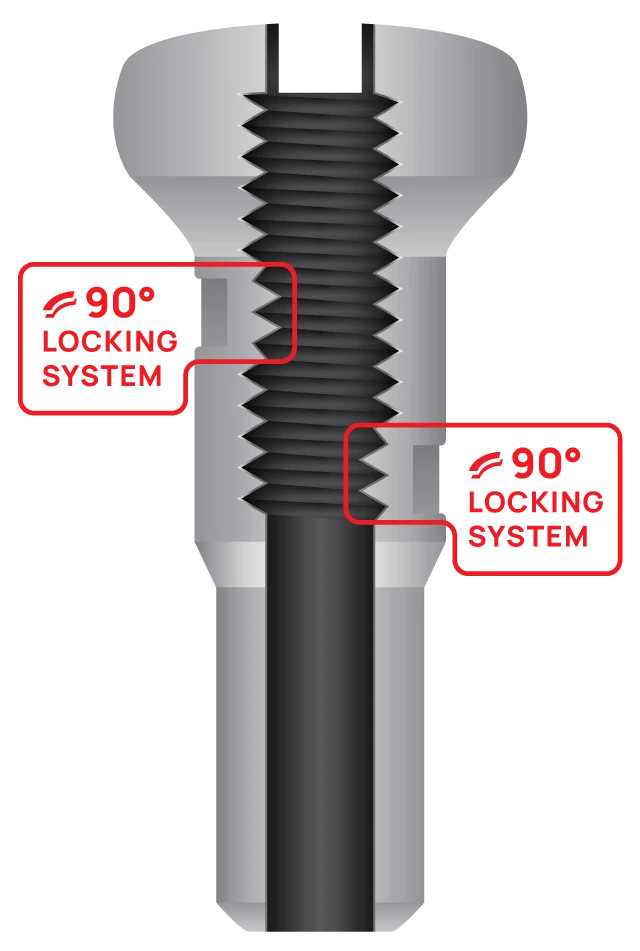 Латунный ниппель- «Solid Lock», 14GxSLN14-B, 14 мм, чёрный, 2мм.