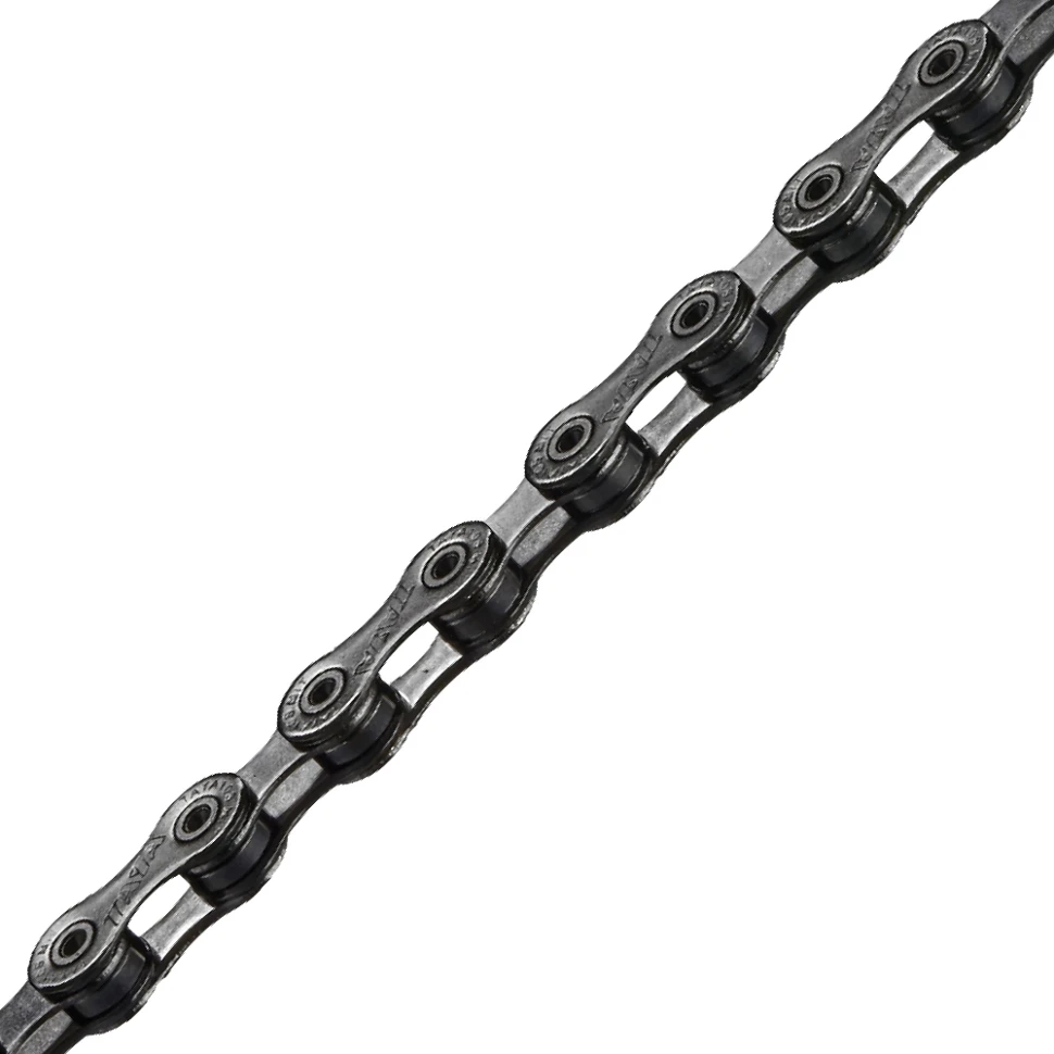 DECA-101 Ti-Black, 10 скоростная цепь для велосипеда TAYA. Цвет: черный.