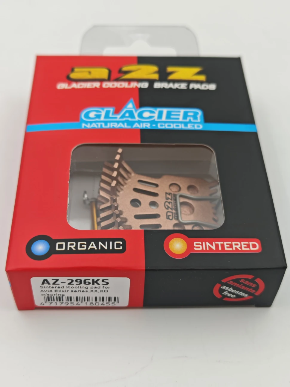Металлические колодки A2Z с радиатором охлаждения для Sram AXS/RED/Avid Elixir/XX/XO.