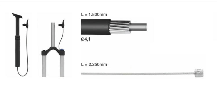 Набор Elvedes Cable Kit for Dropper Post / Remote Lockout