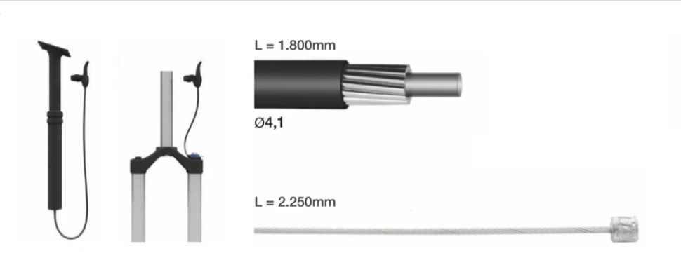 Набор Elvedes Cable Kit for Dropper Post / Remote Lockout
