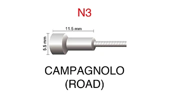 1.5мм Campagnolo трос тормоза шоссе, 49 жил. Mars One. 1 шт.