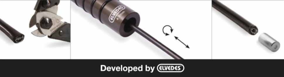 Инструмент Elvedes для выравнивания оплетки/троса Cable Pricker. Диаметр: 4.9 - 4.1 мм