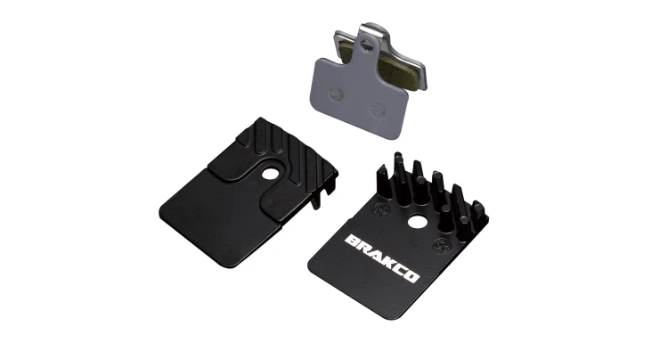 Колодки с радиатором охлаждения, органические IceStop для дисковых тормозов Shimano Ultegra etc.