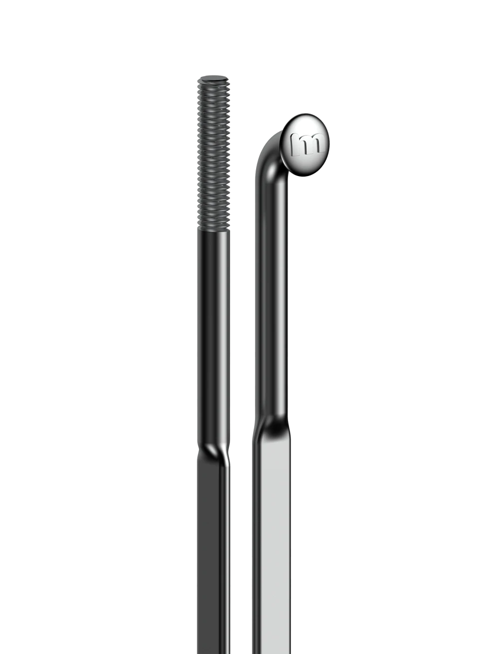 306мм, чёрная спица J-bend CNSpoke Aero424 2.0-0.95*2.2-2.0мм
