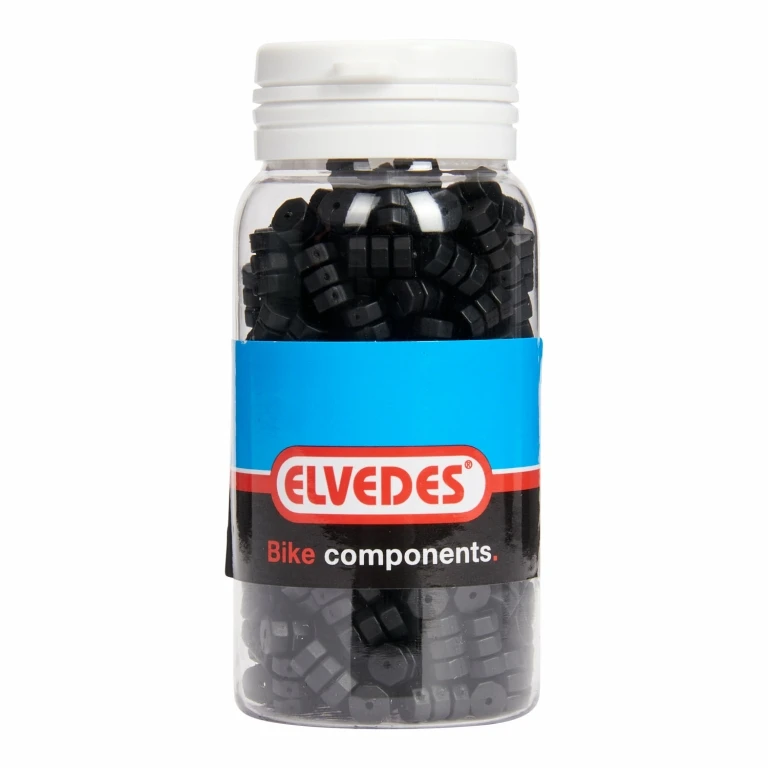 О-ринг для троса тормоза/ переключения Elvedes, 1.1 - 1.5 мм, резина, черный, 250 штук