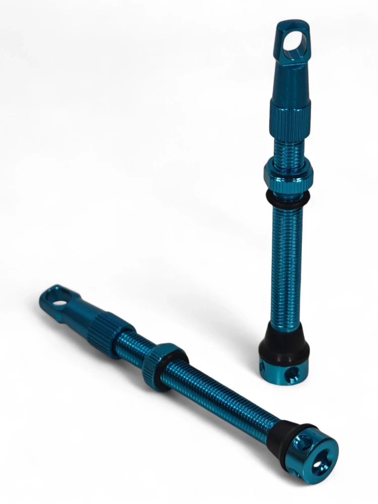 2025TUB0060BLUE Ниппель Easy2Bike, алюминий, 60 мм, голубой