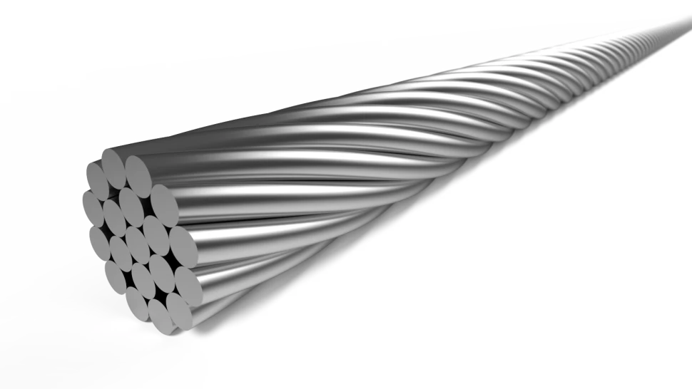 Трос тормоза Elvedes, 19 жил, 1.5х2000 мм, наконечник: 10х5.5 мм