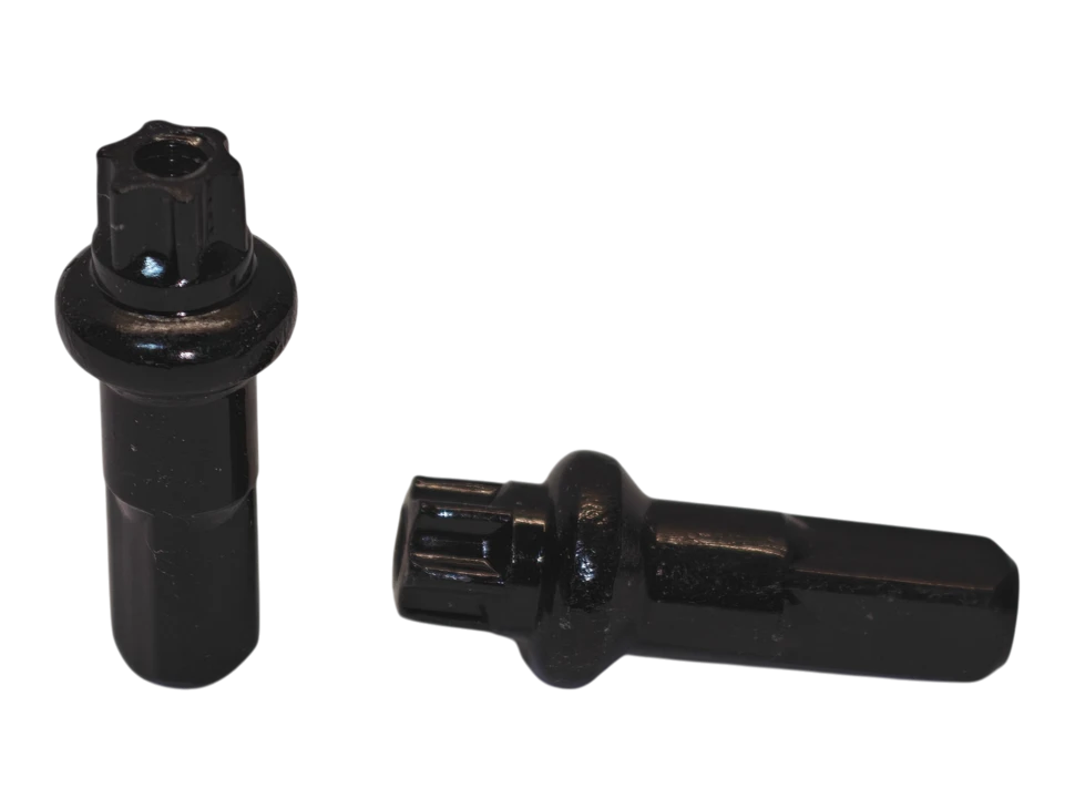 Nipple-Alumiunim, 16 mm, black. 2.0