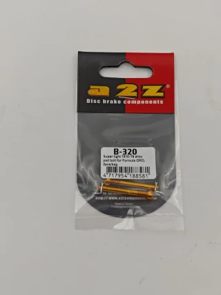 Облегченные 2 болта A2Z для крепления колодок Formula Oro
