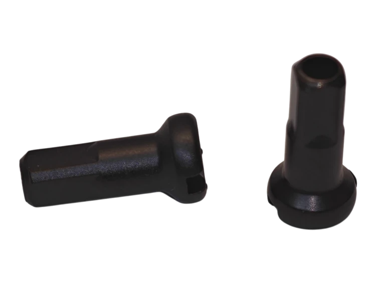 Brass Nipple, 12 mm, black, 2.0