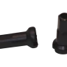 Brass Nipple, 12 mm, black, 2.0 — фото 1