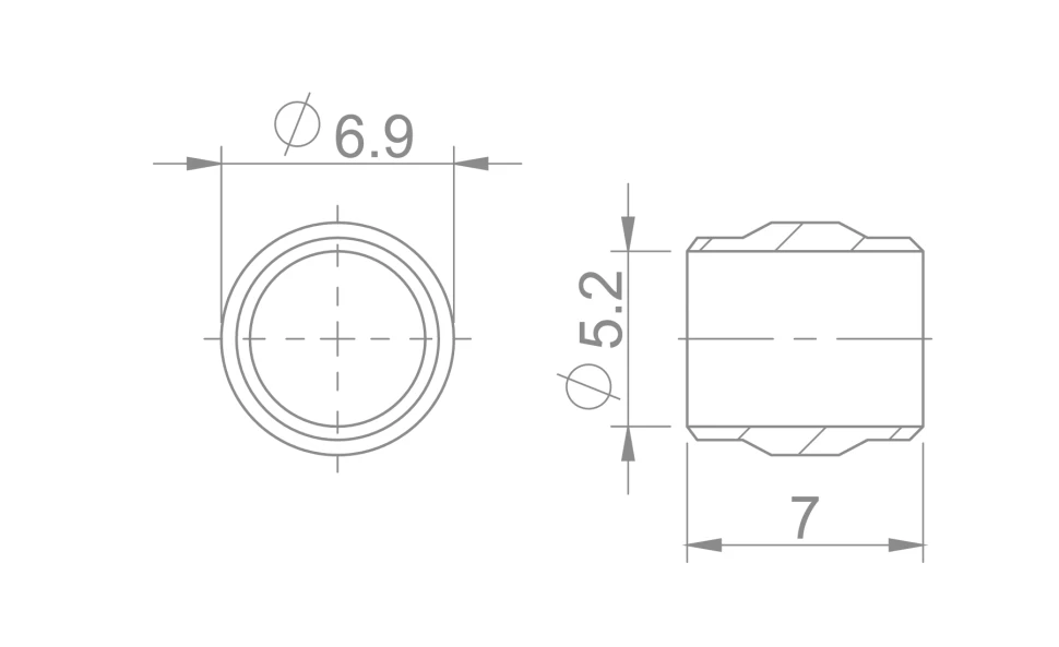 Набор оливок IceStop 5.0 мм для FORMULA. В наборе 8 штук.