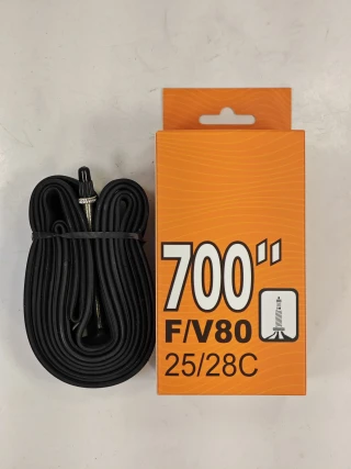 2025111 Камера 700x25/28C велониппель 80мм