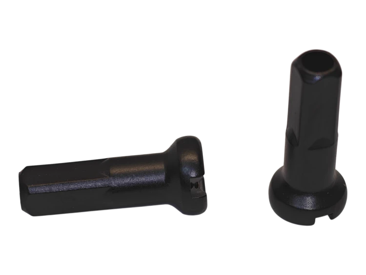 Brass Nipple, 14 mm, black, 2.0